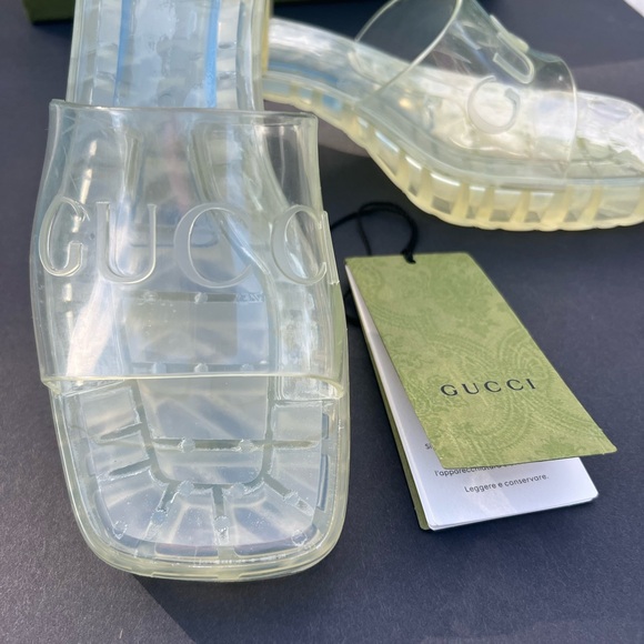 GUCCI slide platform sandal clear size 8
(B 5) - Picture 5 of 10
